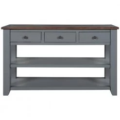 19.49 in. Gray Rectangle Particle Board End Table by JASMODER -JASMODER Sales Store gray jasmoder end side tables wf212303aae 1f 1000