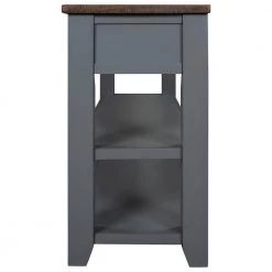 19.49 in. Gray Rectangle Particle Board End Table by JASMODER -JASMODER Sales Store gray jasmoder end side tables wf212303aae 44 1000