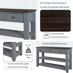 19.49 in. Gray Rectangle Particle Board End Table by JASMODER -JASMODER Sales Store gray jasmoder end side tables wf212303aae c3 1000