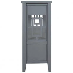 16.93 in. Gray Rectangle Particle Board End Table by JASMODER -JASMODER Sales Store gray jasmoder end side tables wf212304aae 1f 1000