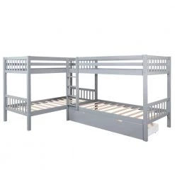 80.6 in. W Gray Twin Frame Platform Bed by JASMODER 16 80.6 in. W Gray Twin Frame Platform Bed by JASMODER -JASMODER Sales Store gray jasmoder platform beds lt000038aae fa 1000