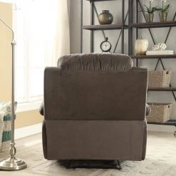 Gray Club Microfiber Sofa Recliner for Bedroom, Living Room, Office by JASMODER -JASMODER Sales Store gray jasmoder recliners 59525 hd 76 1000