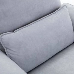 Gray Manual Special Recliner Sofa Chair with Padded Seat Microfiber for Bedroom, Living Room by JASMODER -JASMODER Sales Store gray jasmoder recliners sg000182aaa 1f 1000