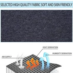 91 in. W Square Arm 3-piece Fabric Sectional Sofa in Gray with Armrests, Chaise, Removable Cushions, Storage by JASMODER -JASMODER Sales Store gray jasmoder sectional sofas gs000209aae 44 1000