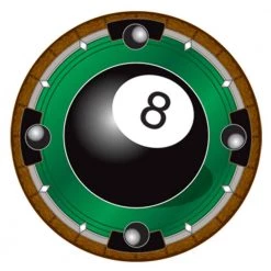 Rack'em 8-Ball 31 in. Chrome Swivel Cushioned Bar Stool by Trademark -JASMODER Sales Store green chrome trademark bar stools 8bl1000 1f 1000