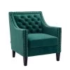 Green Velvet Accent Armchair Velvet Sofa for Home, Office, Commercial Use by JASMODER 1 Green Velvet Accent Armchair Velvet Sofa for Home, Office, Commercial Use by JASMODER -JASMODER Sales Store green jasmoder accent chairs w39540009 64 1000