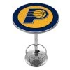 NBA Indian Pacers Chrome Pub/Bar Table by Trademark 1 NBA Indian Pacers Chrome Pub/Bar Table by Trademark -JASMODER Sales Store indiana pacers navy blue trademark bar tables nba2000 ip 64 1000
