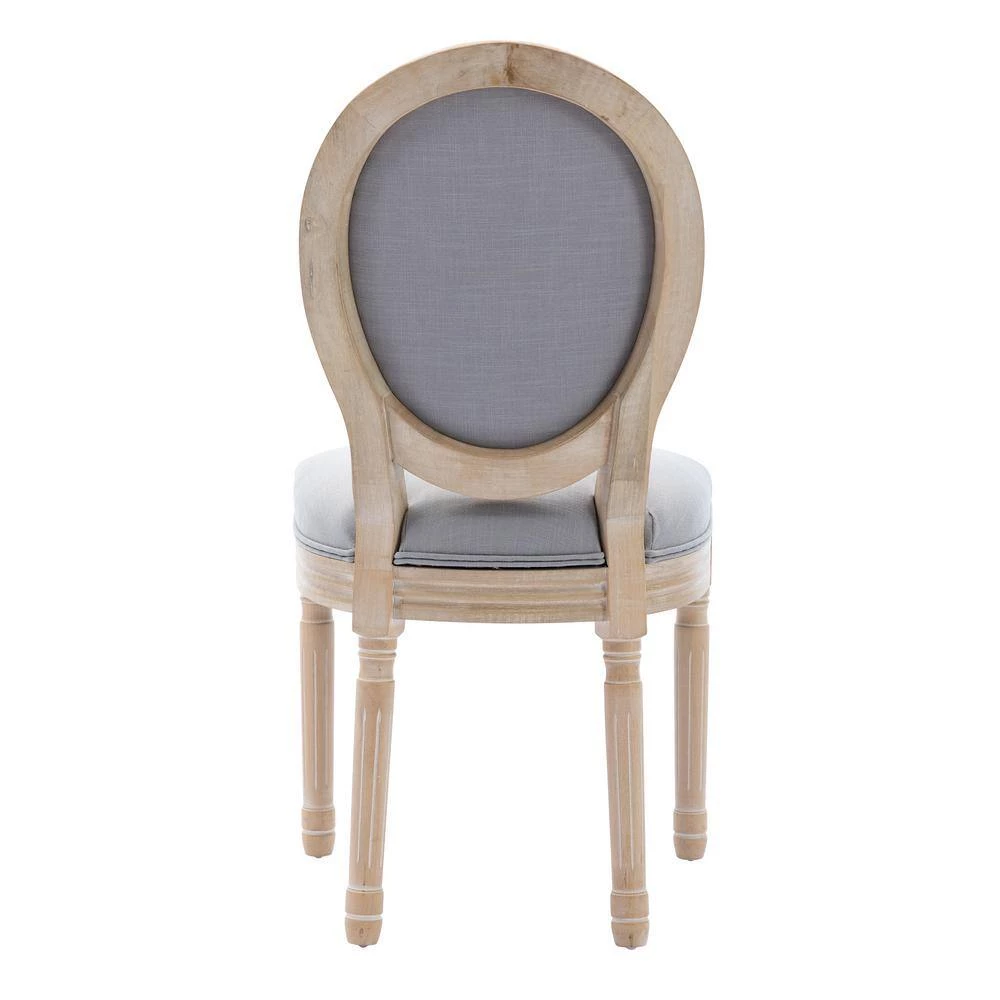 Light Gray Fabric Parsons Chair Set of 2 by JASMODER 10 Light Gray Fabric Parsons Chair Set of 2 by JASMODER - Image 8