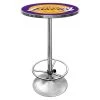 NBA Los Angeles Lakers Chrome Pub/Bar Table by Trademark -JASMODER Sales Store los angeles lakers logo purple trademark bar tables nba2000 lal 64 1000