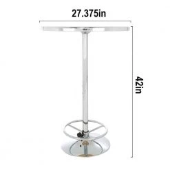 Guinness Toucan Chrome Pub/Bar Table by Trademark 10 Guinness Toucan Chrome Pub/Bar Table by Trademark -JASMODER Sales Store multi colored trademark bar tables gn2000 tcn 1f 1000