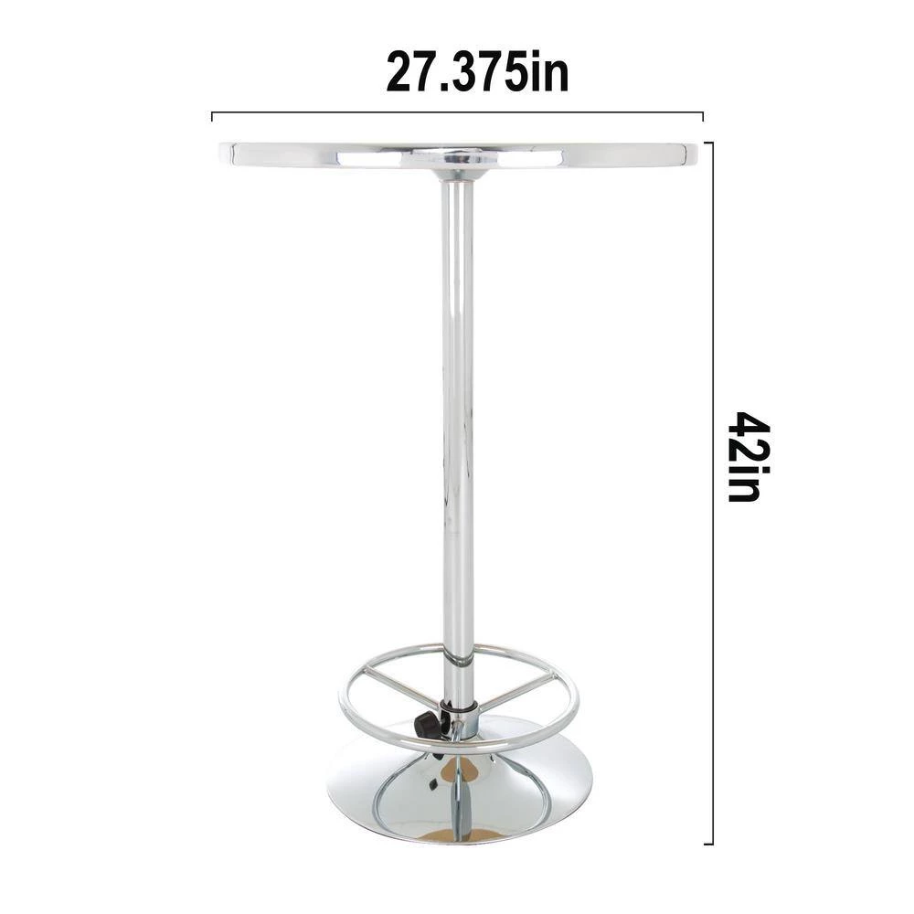 Guinness Toucan Chrome Pub/Bar Table by Trademark 6 Guinness Toucan Chrome Pub/Bar Table by Trademark - Image 4