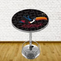 Guinness Toucan Chrome Pub/Bar Table by Trademark 11 Guinness Toucan Chrome Pub/Bar Table by Trademark -JASMODER Sales Store multi colored trademark bar tables gn2000 tcn 31 1000