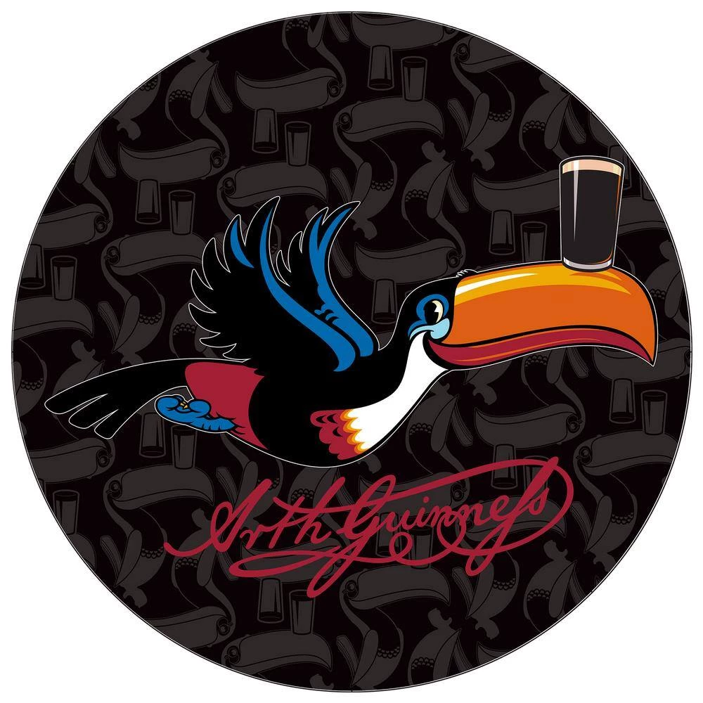 Guinness Toucan Chrome Pub/Bar Table by Trademark 4 Guinness Toucan Chrome Pub/Bar Table by Trademark - Image 2