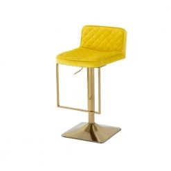 39.76 in. Mustard Tufted Velvet Swivel Barstool Chairs with Foot Rest by JASMODER 13 39.76 in. Mustard Tufted Velvet Swivel Barstool Chairs with Foot Rest by JASMODER -JASMODER Sales Store mustard jasmoder bar stools w64138733 44 1000