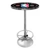 NBA Logo with All Teams Chrome Pub/Bar Table by Trademark