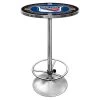 NHL Vintage New York Ranger Chrome Pub/Bar Table by Trademark 2 NHL Vintage New York Ranger Chrome Pub/Bar Table by Trademark -JASMODER Sales Store new york rangers black trademark bar tables nhl2000 nyrv 64 1000