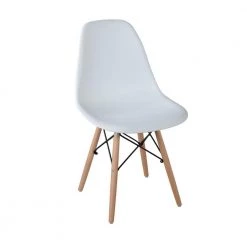 Off White PE Side Chair Set of 6 by JASMODER -JASMODER Sales Store off white jasmoder dining chairs w9030133 76 1000