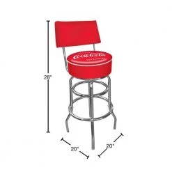 JASMODER Sales Store -JASMODER Sales Store red trademark bar stools coke 1100 v3 40 1000