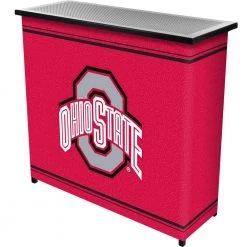 The Ohio State University 2-Shelf Black Bar with Case by Trademark