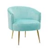 Sky Blue Velvet Circular Club Chair with Slope Arms by JASMODER 1 Sky Blue Velvet Circular Club Chair with Slope Arms by JASMODER -JASMODER Sales Store sky blue jasmoder accent chairs w52737352 64 1000