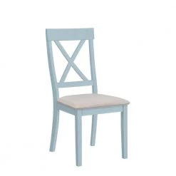 6-Piece Dining Table Set with Bench, Wooden Kitchen Table Set w/4-Padded Dining Chairs by JASMODER 14 6-Piece Dining Table Set with Bench, Wooden Kitchen Table Set w/4-Padded Dining Chairs by JASMODER -JASMODER Sales Store sky blue jasmoder dining room sets sh000129aam 4f 1000