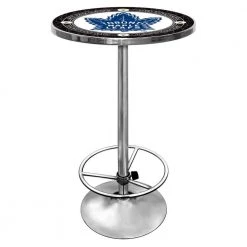 NHL Toronto Maple Leafs Chrome Pub/Bar Table by Trademark