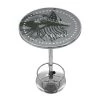 U.S. Army This We'll Defend Chrome Pub/Bar Table by Trademark -JASMODER Sales Store u s army this we ll defend silver trademark bar tables army2000 defend 64 1000