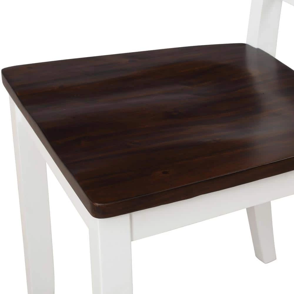 5-Piece Dining Table Set Home Kitchen Table and Chairs Wood Dining Set by JASMODER 5 5-Piece Dining Table Set Home Kitchen Table and Chairs Wood Dining Set by JASMODER - Image 3