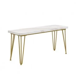 3-Piece Rectangle White Wood Top Dining Room Set, for Home or Commercial Use (Seats 4) by JASMODER 13 3-Piece Rectangle White Wood Top Dining Room Set, for Home or Commercial Use (Seats 4) by JASMODER -JASMODER Sales Store white jasmoder dining room sets wf287063aak 1f 1000