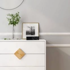 4-Drawer White Wood Dresser (36.22 in. x 31.77 in. x 15.74 in.) by JASMODER 13 4-Drawer White Wood Dresser (36.22 in. x 31.77 in. x 15.74 in.) by JASMODER -JASMODER Sales Store white jasmoder dressers w28233441 c3 1000