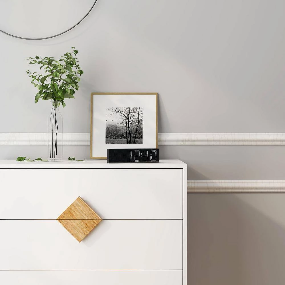 4-Drawer White Wood Dresser (36.22 in. x 31.77 in. x 15.74 in.) by JASMODER 5 4-Drawer White Wood Dresser (36.22 in. x 31.77 in. x 15.74 in.) by JASMODER - Image 3