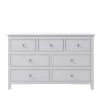 7-Drawer White Wood Dresser (30.1 in. x 48.4 in. x 15.4 in.) by JASMODER 1 7-Drawer White Wood Dresser (30.1 in. x 48.4 in. x 15.4 in.) by JASMODER -JASMODER Sales Store white jasmoder dressers wf288862aaw 64 1000