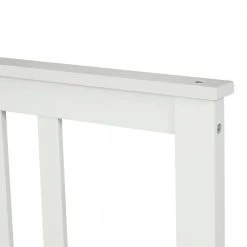 39.2 in. W White Twin Wood Platform Bed with Headboard and Footboard by JASMODER -JASMODER Sales Store white jasmoder platform beds wf192972aak 1f 1000