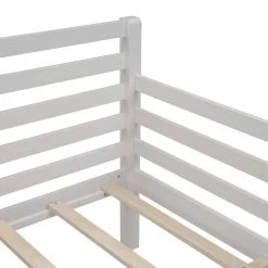 White Wooden Full Size Daybed with Clean Lines by JASMODER 12 White Wooden Full Size Daybed with Clean Lines by JASMODER -JASMODER Sales Store white jasmoder platform beds wf199367aak c3 1000