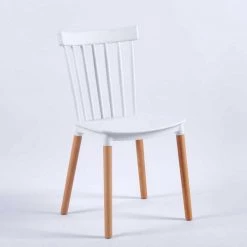 5-piece dining set with white chairs by JASMODER -JASMODER Sales Store white white jasmoder dining room sets w234s00045 44 1000