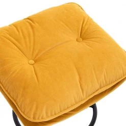 Yellow Velvet Swivel and Tufted Barrel Chair with Ottoman Set by JASMODER 13 Yellow Velvet Swivel and Tufted Barrel Chair with Ottoman Set by JASMODER -JASMODER Sales Store yellow jasmoder accent chairs w67632624 c3 1000