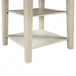 Farmhouse Wooden Round Dining Table Set, Drop Leaf Kitchen Table Set with 2-Tier Storage Shelves and 4-Cross Back Chairs by JASMODER -JASMODER Sales Store yellow jasmoder dining room sets sh000207aal c3 1000